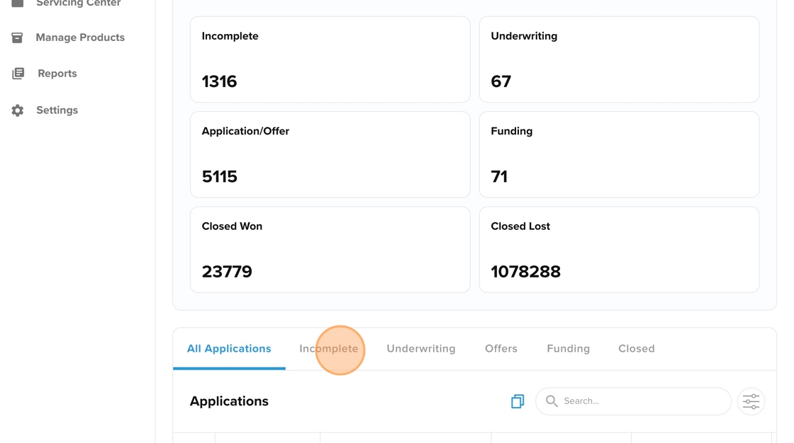 Filter Applications by Stage - Step 0.png